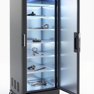 Flux_Dev_A_sleek_modern_UV_sterilization_cabinet_for_tools_ill_0 UV Sterilization Cabinet for Tools